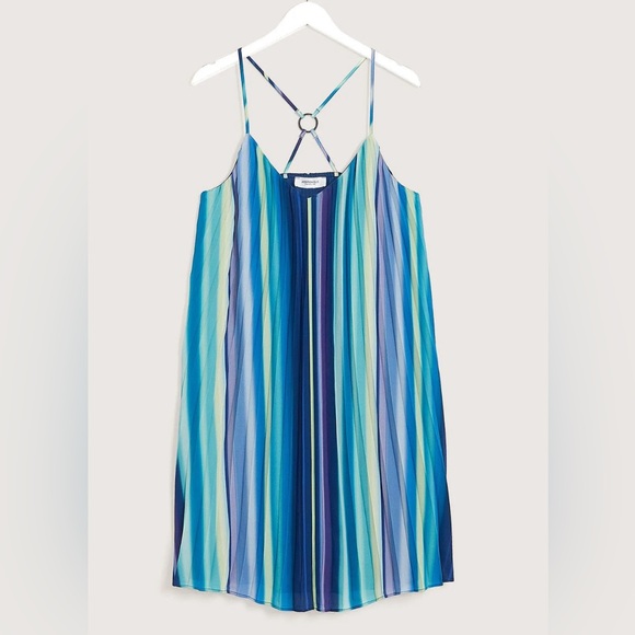 Responsible, Sleeveless Pleated Dress - Addition Elle / 1X - Picture 1 of 9
